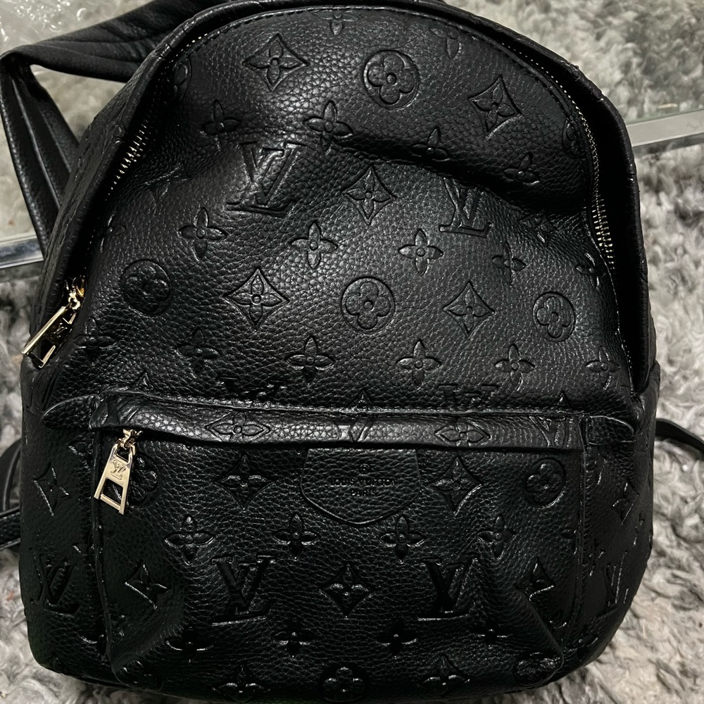 Louis Vuitton Black Designer Backpack